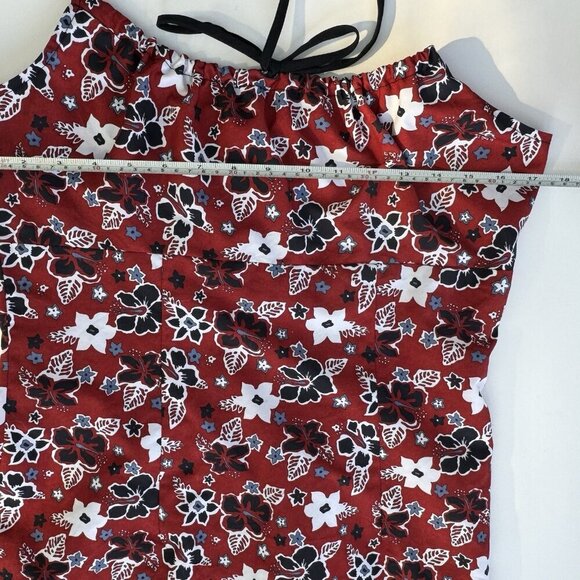 Beach Dress Y2K Hawaiian Vintage Medium - Picture 7 of 8